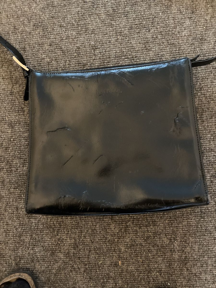 Borse: NAVYBOOT Ledertasche schwarz vintage – Usato da Flawil venduto da IrisK010203