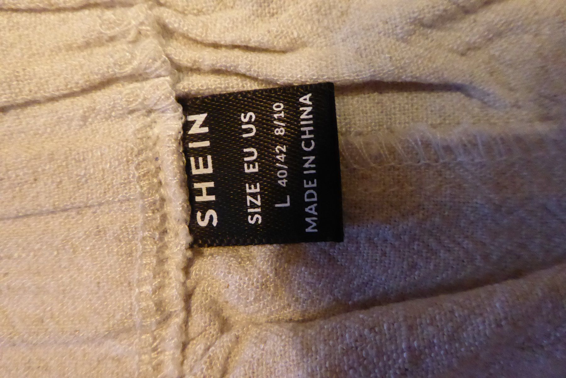 Shein Pantaloni: Sommer Hose SHEIN Gr 40 23% Leinen – Usato da Sargans venduto da Benziner 3