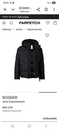 BOGNER Jacke "JAMY" in schwarz