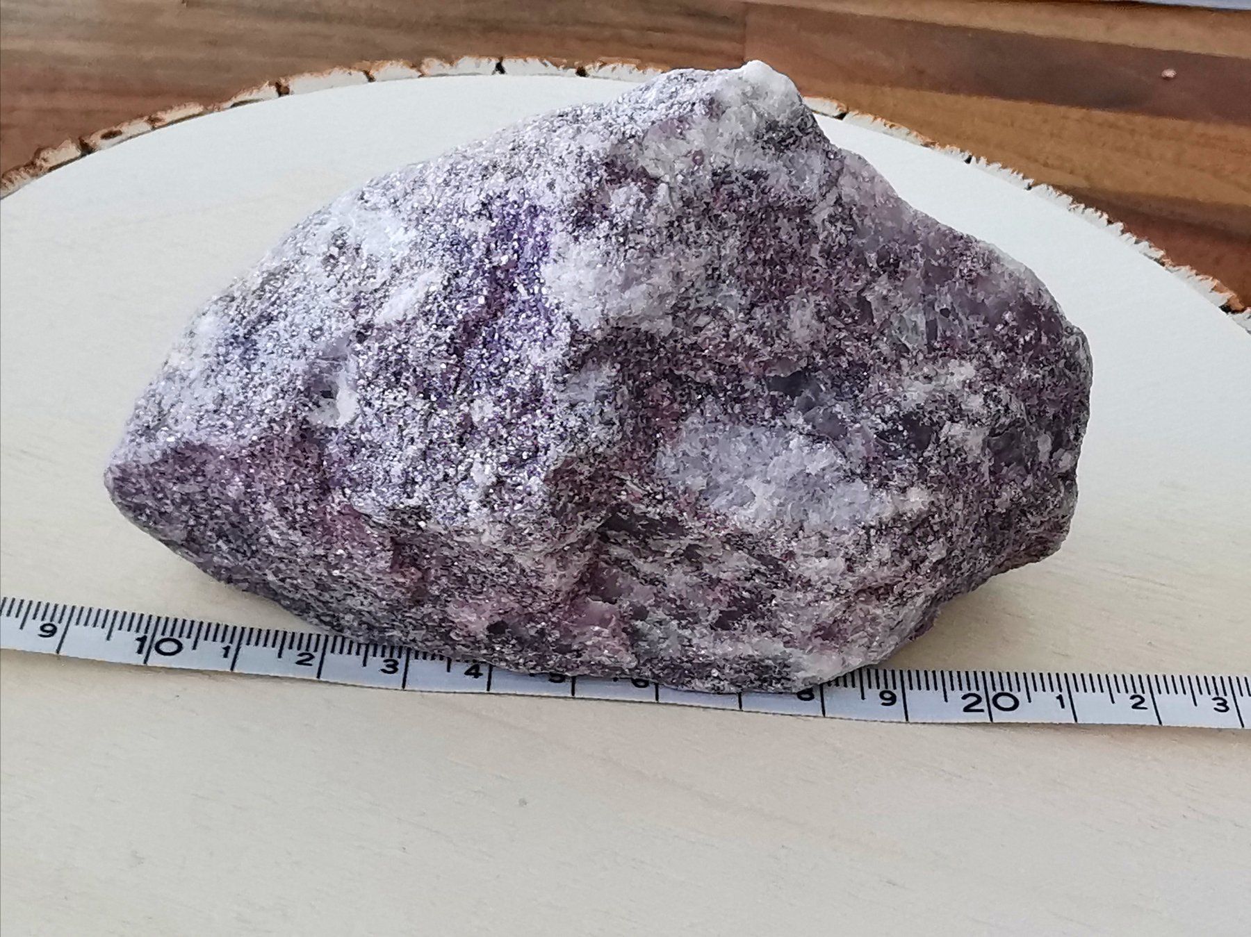 Minerali & Pietre curative: Lepidolith Rohstein – Nuovo e nell'imballaggio originale da Dierikon venduto da Buntspecht-10 1