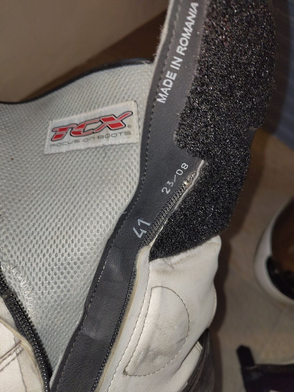 TCX Chaussures hommes: Motorradstiefel TCX Grösse 41 – D'occasion à Ronco sopra Ascona par ghurli 1