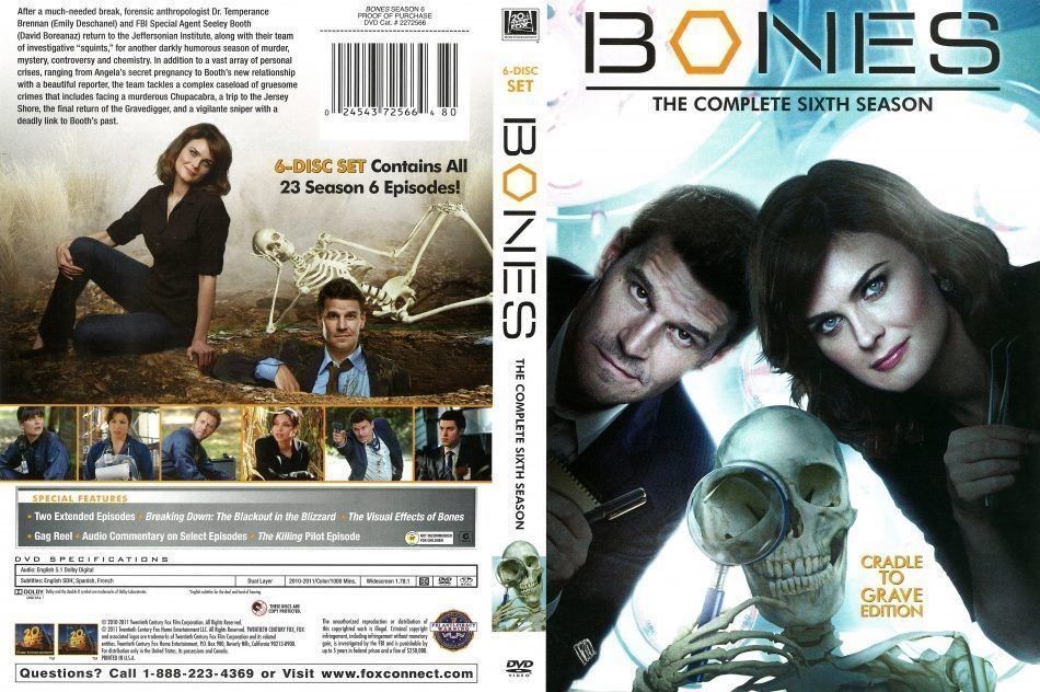Tutti i DVDs: Bones  Season 6 – Nuovo (secondo la descrizione) da Riehen venduto da M.S.DVD 2