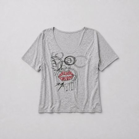 schönes Shirt Desigual Gr. S/M (L)