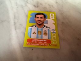 Panini Fifa Fussball WM 2026 Sticker Leandro Paredes ARG 12