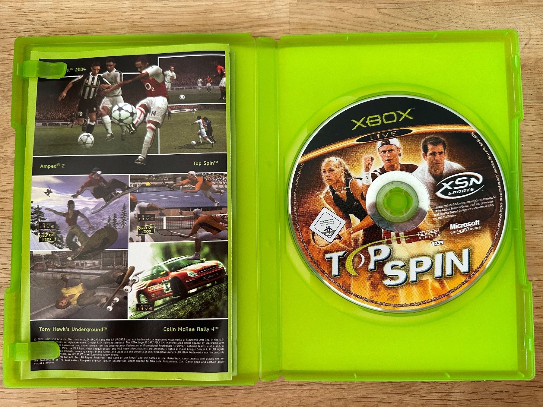 Microsoft Giochi: Top Spin für Xbox – Usato da Kestenholz venduto da Mad18 2