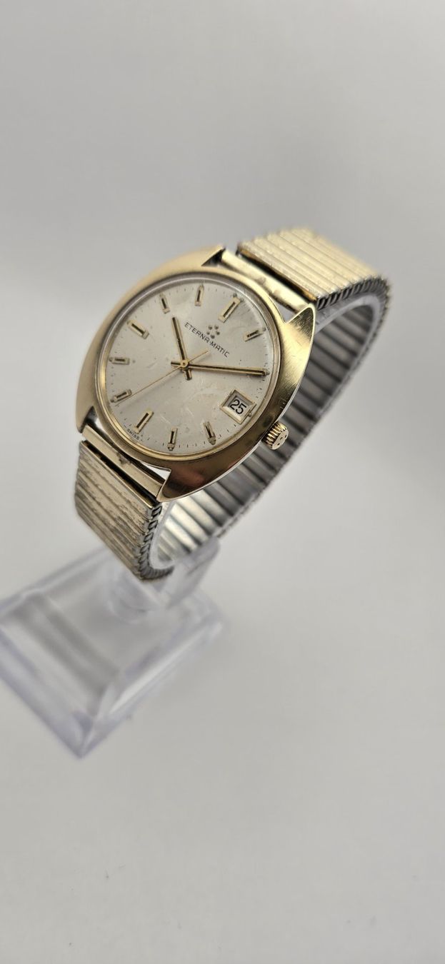 Eterna Uhren: ETERNA-MATIC DATE SWISS MADE UHR – Gebraucht aus Neftenbach von Taschen-Uhren 4