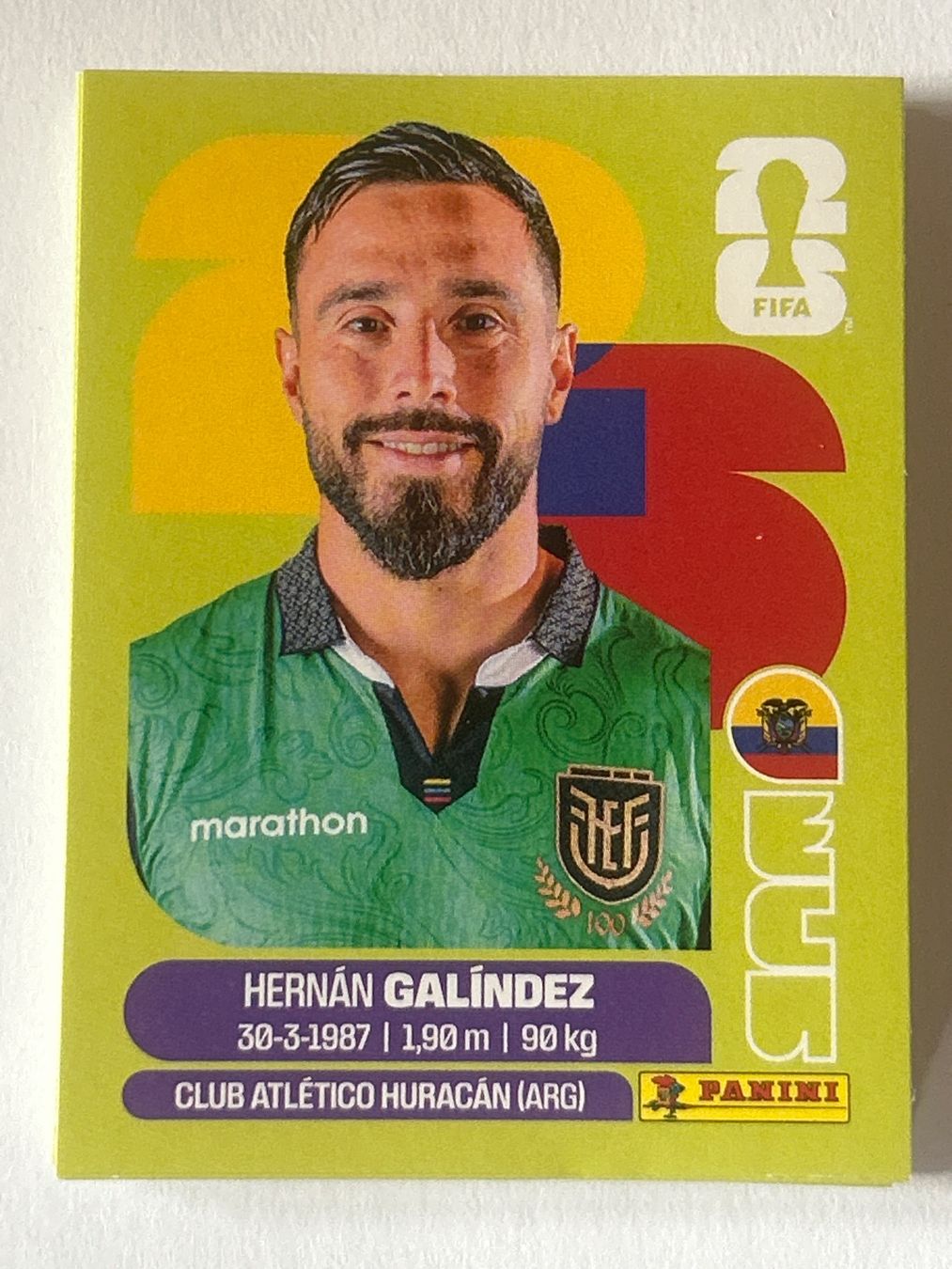 Panini Sammelbilder & Trading cards: Panini WM 2026 Sticker - Galindez ECU 2 – Neu (gemäss Beschreibung) aus Troistorrents von sim_d75d