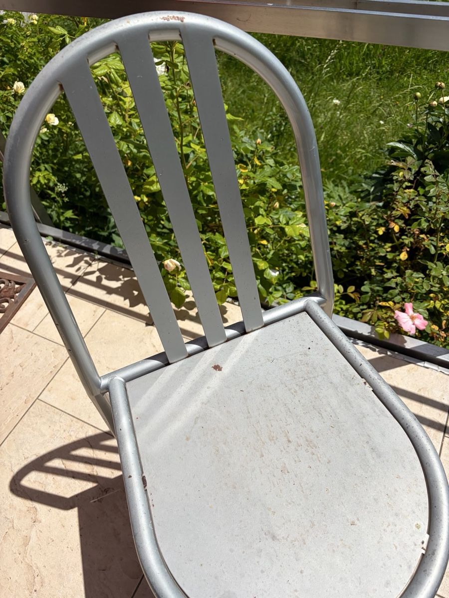 Sedie: Lot de 2 chaises en métal – Usato da Neuchâtel venduto da louissiffert 1