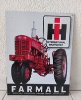 Blechschild Farmall IH Traktor