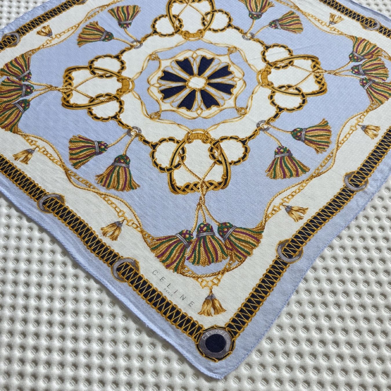 Celine Foulard & Sciarpe: CELINE Baumwolltuch 48x48 cm – Usato da Zürich venduto da LIMAR 2