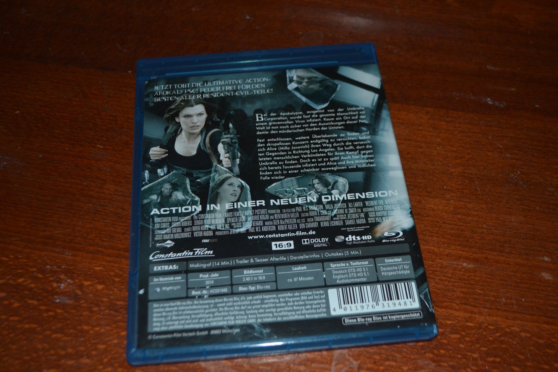 Tutti i DVDs: Resident Evil: After Life – Usato da Laupen ZH venduto da chefdom 1