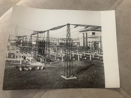 Originale Fotografie 24x18 Umspannwerk S.S.E. Rom Top!