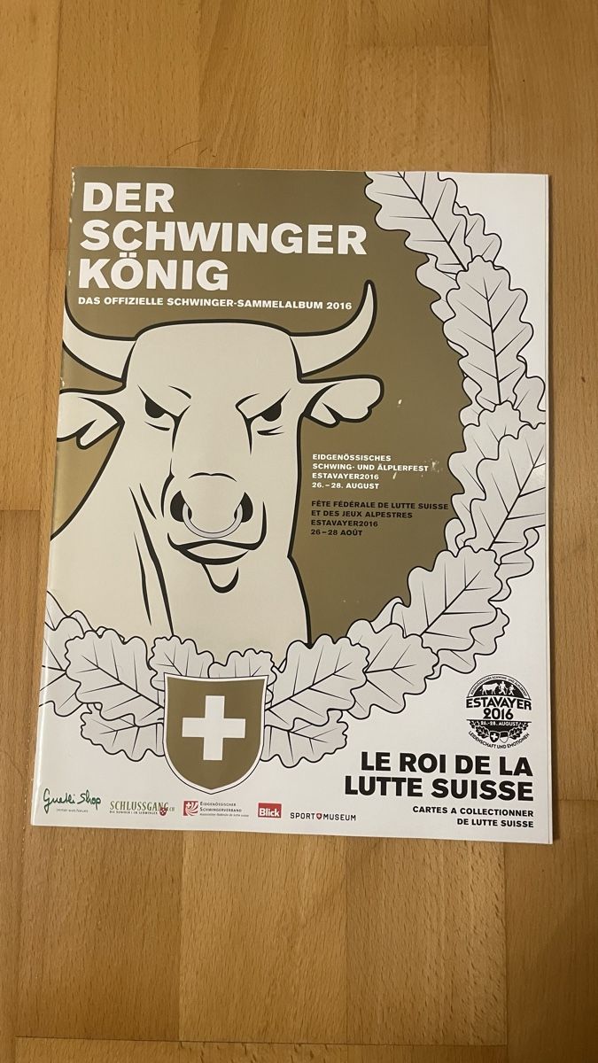 Panini Album: Der Schwingerkönig Album 2016 – Nuovo (secondo la descrizione) da Binningen venduto da Flagello