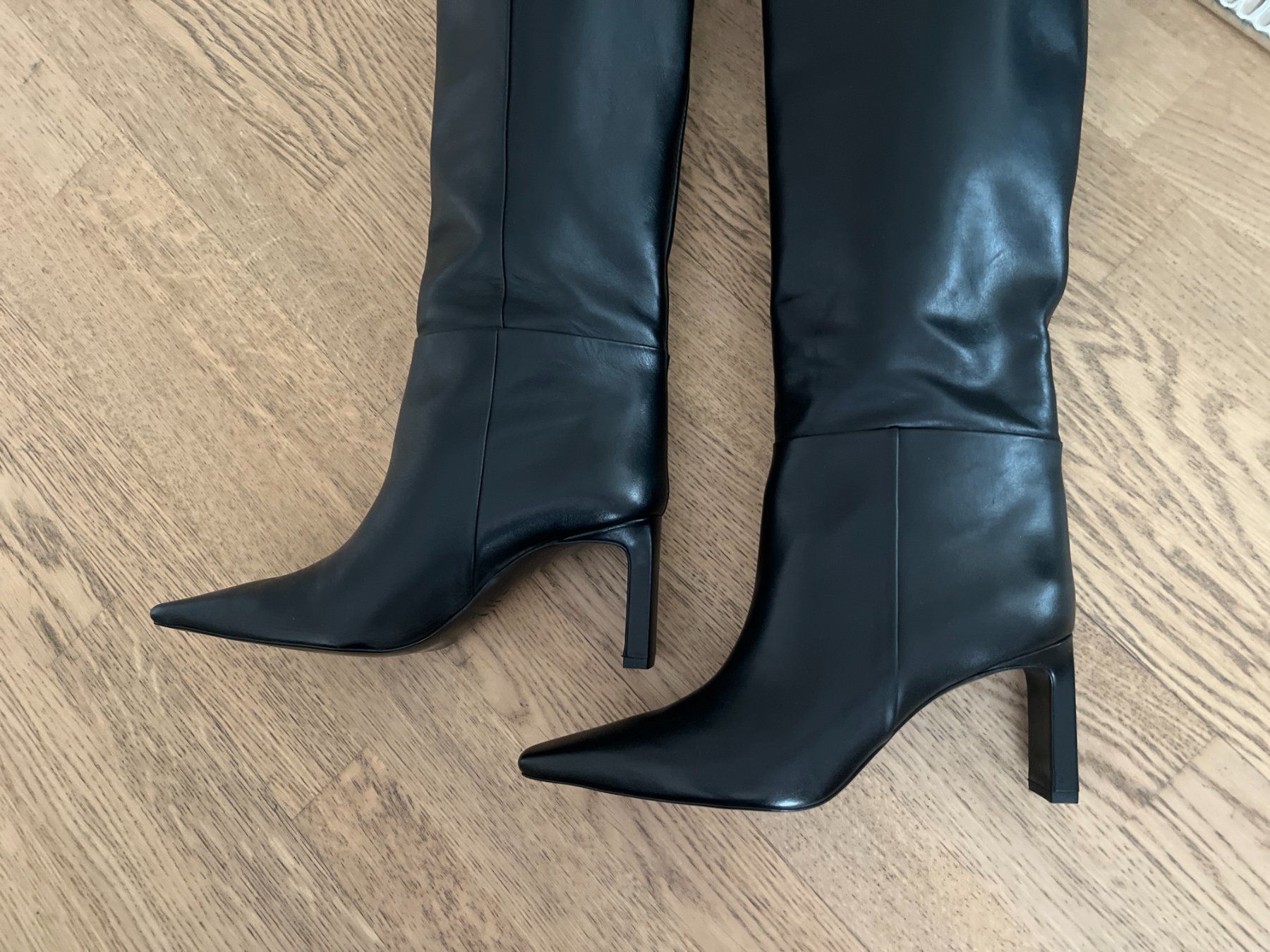 Massimo Dutti Scarpe da donna: MASSIMO DUTTI Echtleder Stiefel, NEU, schwarz, Gr. 37 – Nuovo e nell'imballaggio originale da Zürich venduto da methee1107 3
