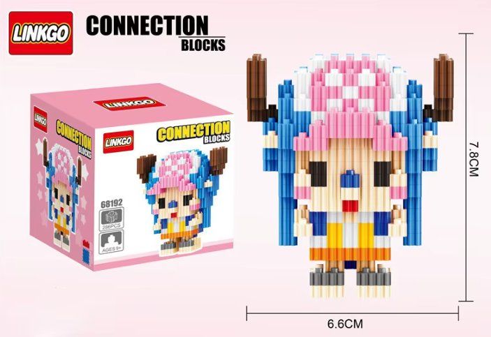 Kit di costruzioni: One Piece - Klemmbausteine, Micro Bausteine, Linkgo – Nuovo e nell'imballaggio originale da Romanshorn venduto da pfimex