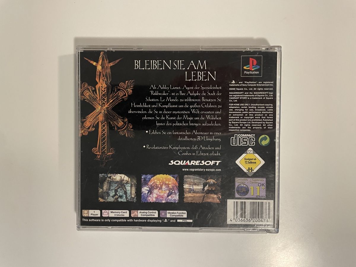 Sony Giochi: Vagrant Story – Usato da Susch venduto da Ascaso 1