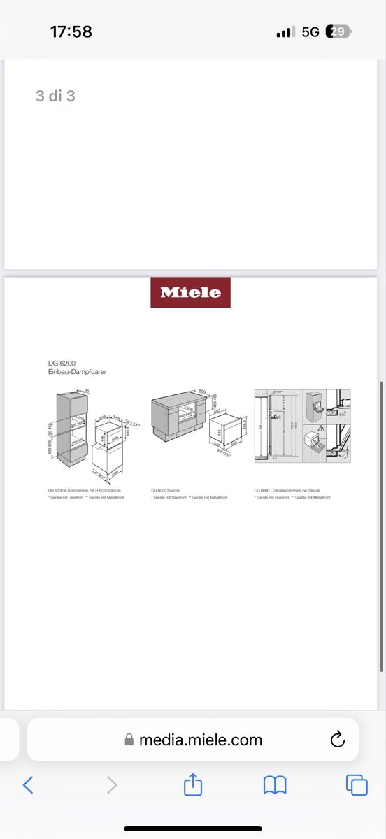 Miele Backöfen: Miele Dampfgarer DG6200-60 ED CH – Gebraucht aus Gstaad von andrea140877 5