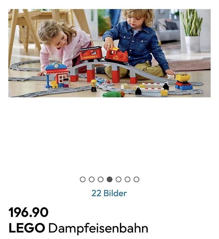 Giocattoli: LEGO DUPLO Dampfeisenbahn NP 196 – Usato da Le Mont-sur-Lausanne venduto da swisssail 4