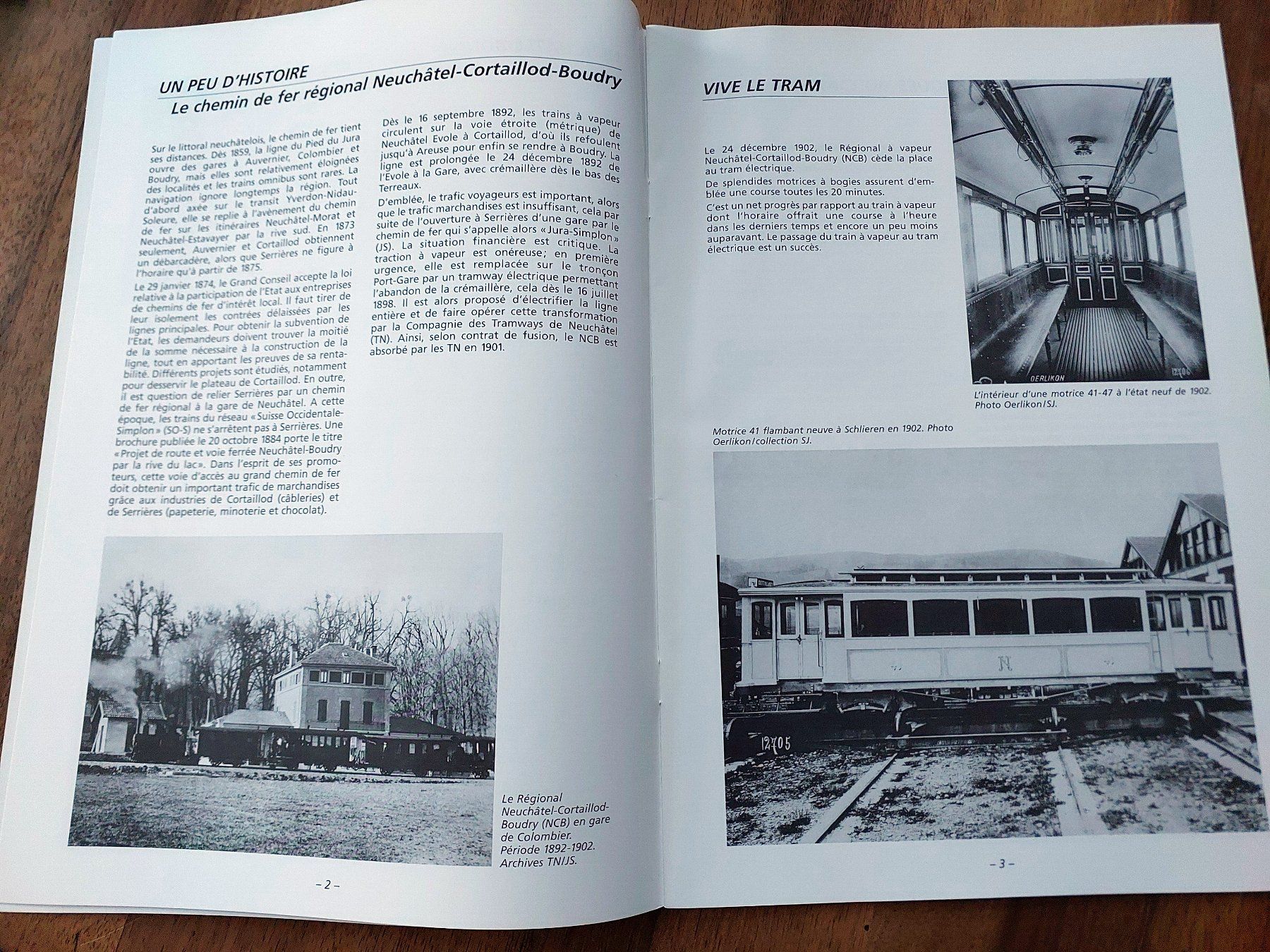 Riviste & Magazine: Le tram électrique a 100 ans Neuchâtel-Boudry – Usato da Schönenwerd venduto da Steidi 2