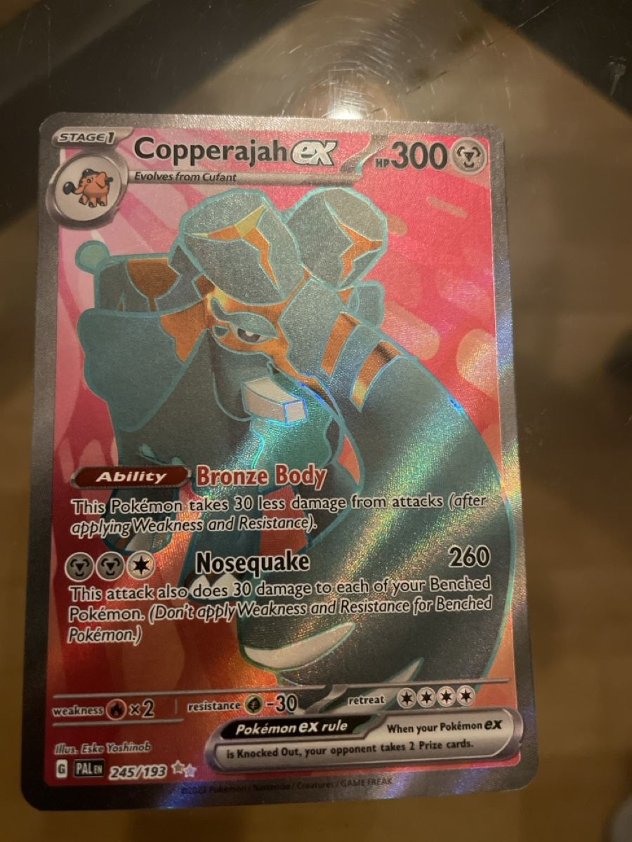 Pokémon Carte collezionabili: Pokemon Paldea Evolved Copperajah EX 245/193 – Usato da Wallisellen venduto da ale_v9vd