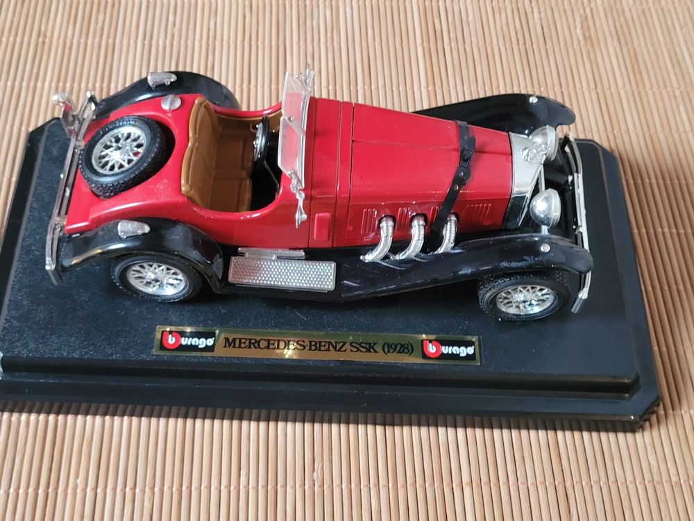Carcasse Carrosserie Miniature Bburago Mercedes-Benz SSK 1928 à L'Échelle 1/18 - Occasion