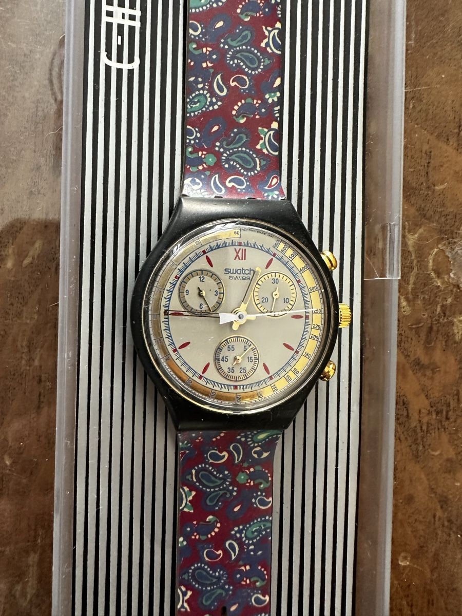 Swatch Orologi: VINTAGE SWATCH Chronograph – Usato da Taverne venduto da cot.fra22 1