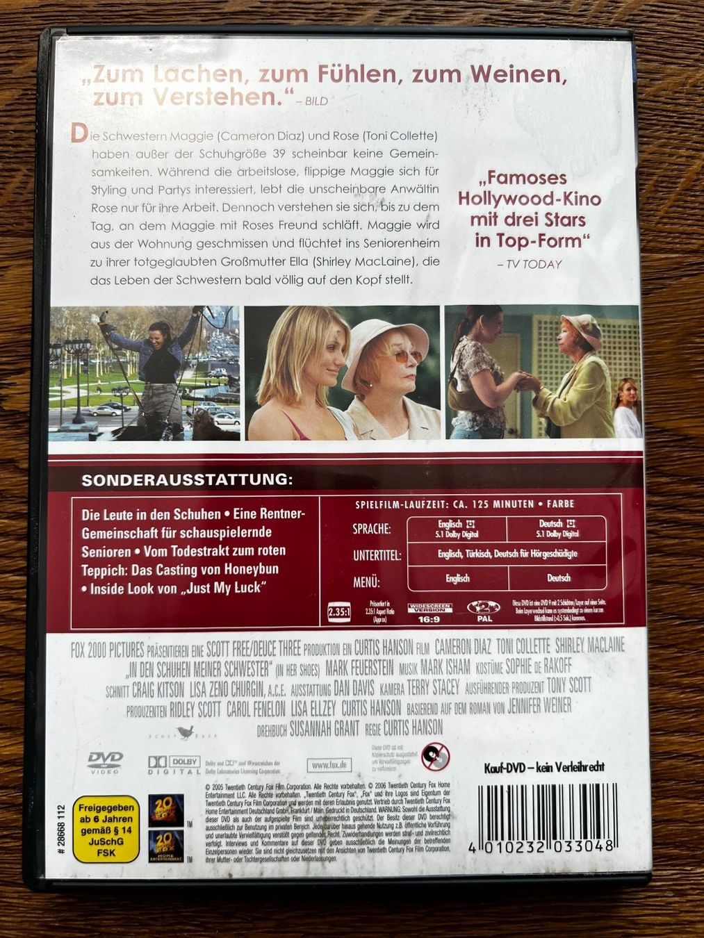 Alle DVDs: In den Schuhen meiner Schwester – Gebraucht aus Gipf-Oberfrick von Sonne010203 1