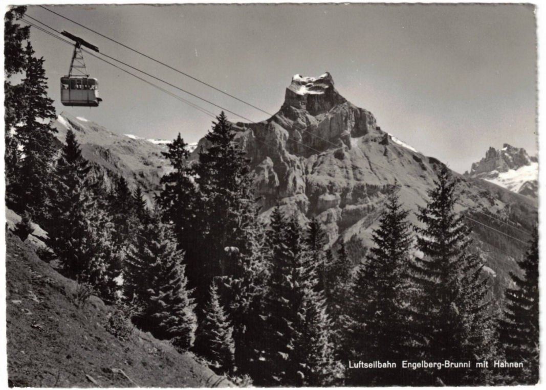 Ansichtskarten: Engelberg - Luftseilbahn Brunni – Gebraucht aus Binningen von Mountainrider