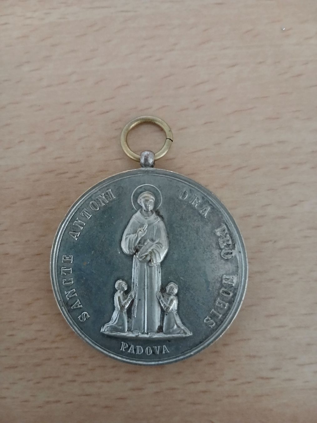 Medaglie: Medaillon San Antonio Padova antik gebraucht – Usato da Langrickenbach venduto da Davy_Jones