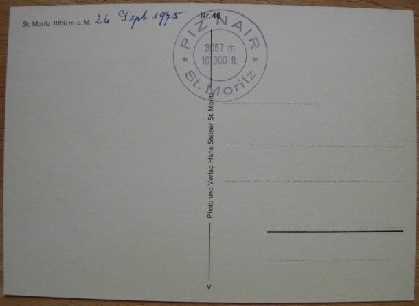 Cartoline postali: Ansichtskarte ungelaufen – St. Moritz – Usato da Dübendorf venduto da rumpumpel 2