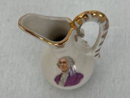 ANTIKE MINI-KRUG-/VASE / George Washington Portrait, Vintage