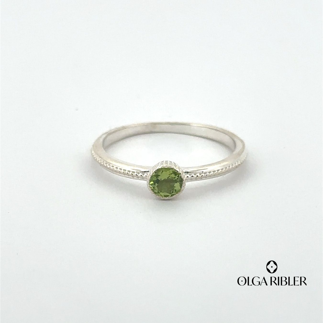 Olga Ribler Ringe: Unikate Silber Ring 925 mit Peridot Grösse 54 – Neu (gemäss Beschreibung) aus Luzern von Schmuckoutlet 3