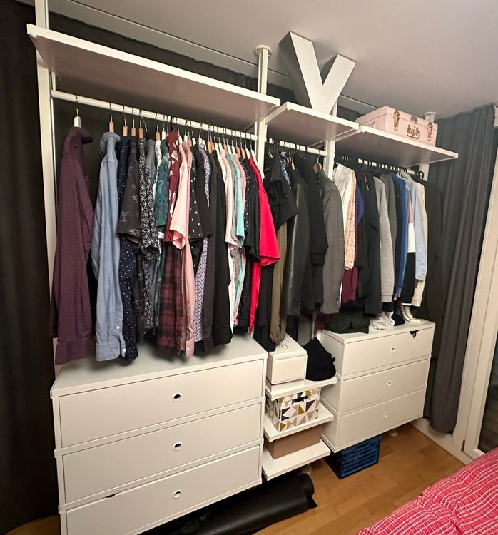 offener Kleiderschrank (Ikea Elvarli) Kaufen auf Ricardo