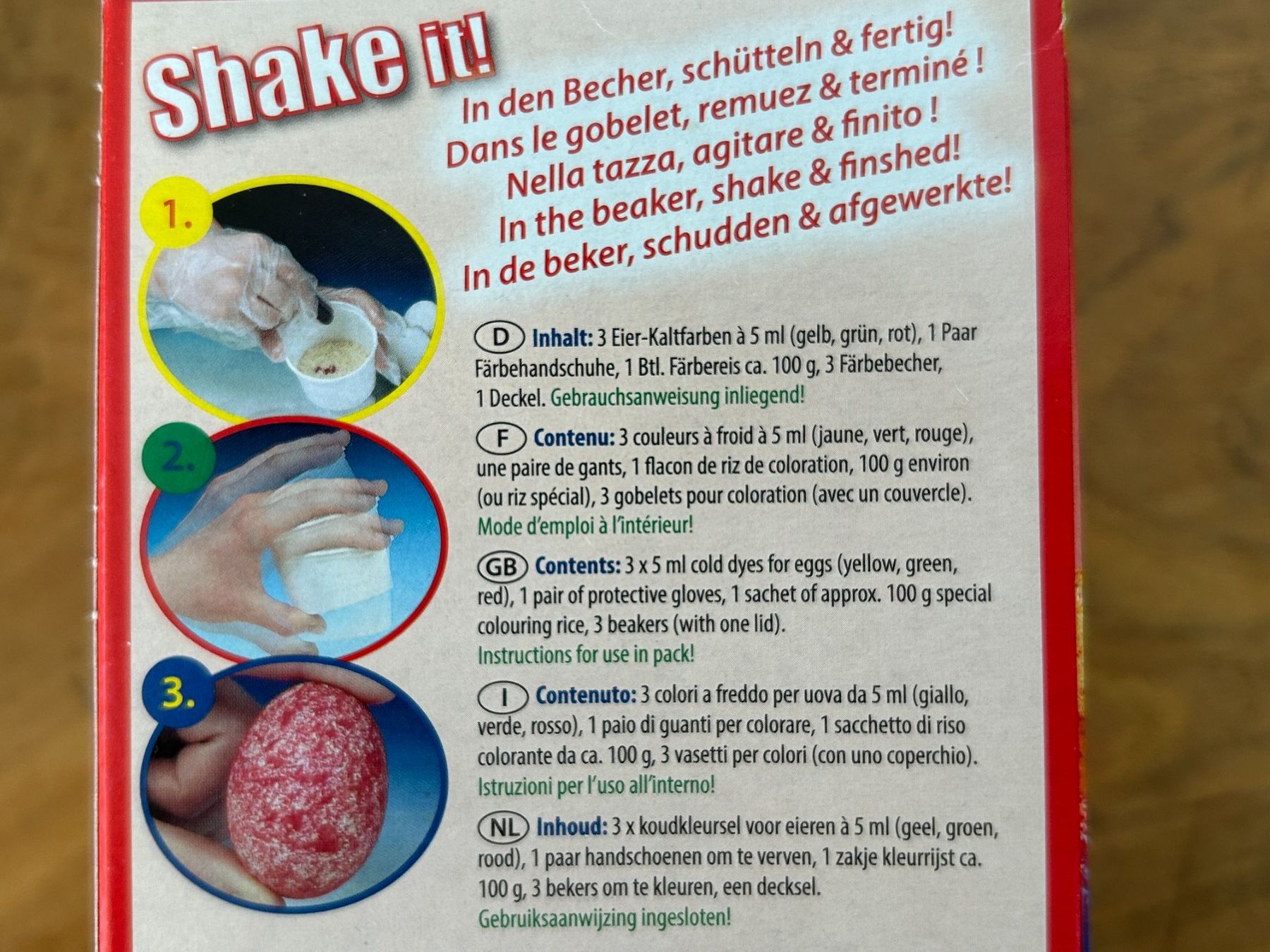 Kit bricolage: 2x Shake-It Ostereier-Färbesets + 2x Malsets mit Eierhalter – Usato da Küsnacht ZH venduto da filo_fila8700 5