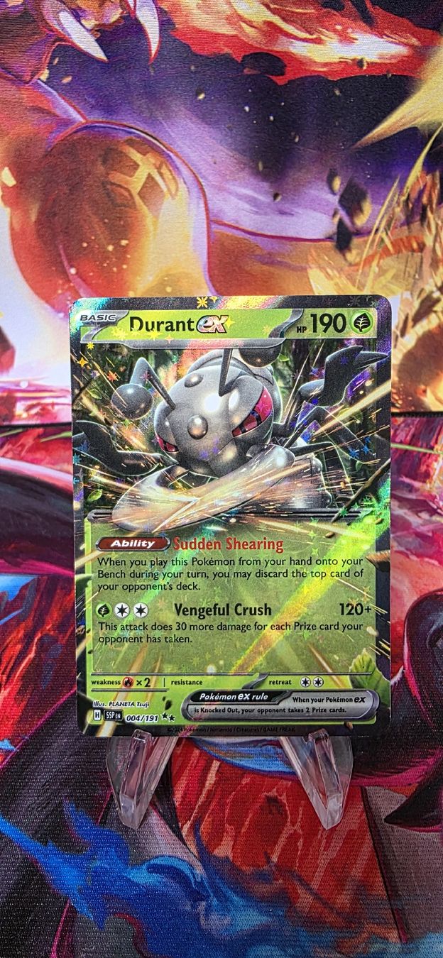 Pokémon Carte collezionabili: Durant ex 004/191 Surging Sparks SSP – Nuovo (secondo la descrizione) da Frutigen venduto da Sinnohan_Zorua