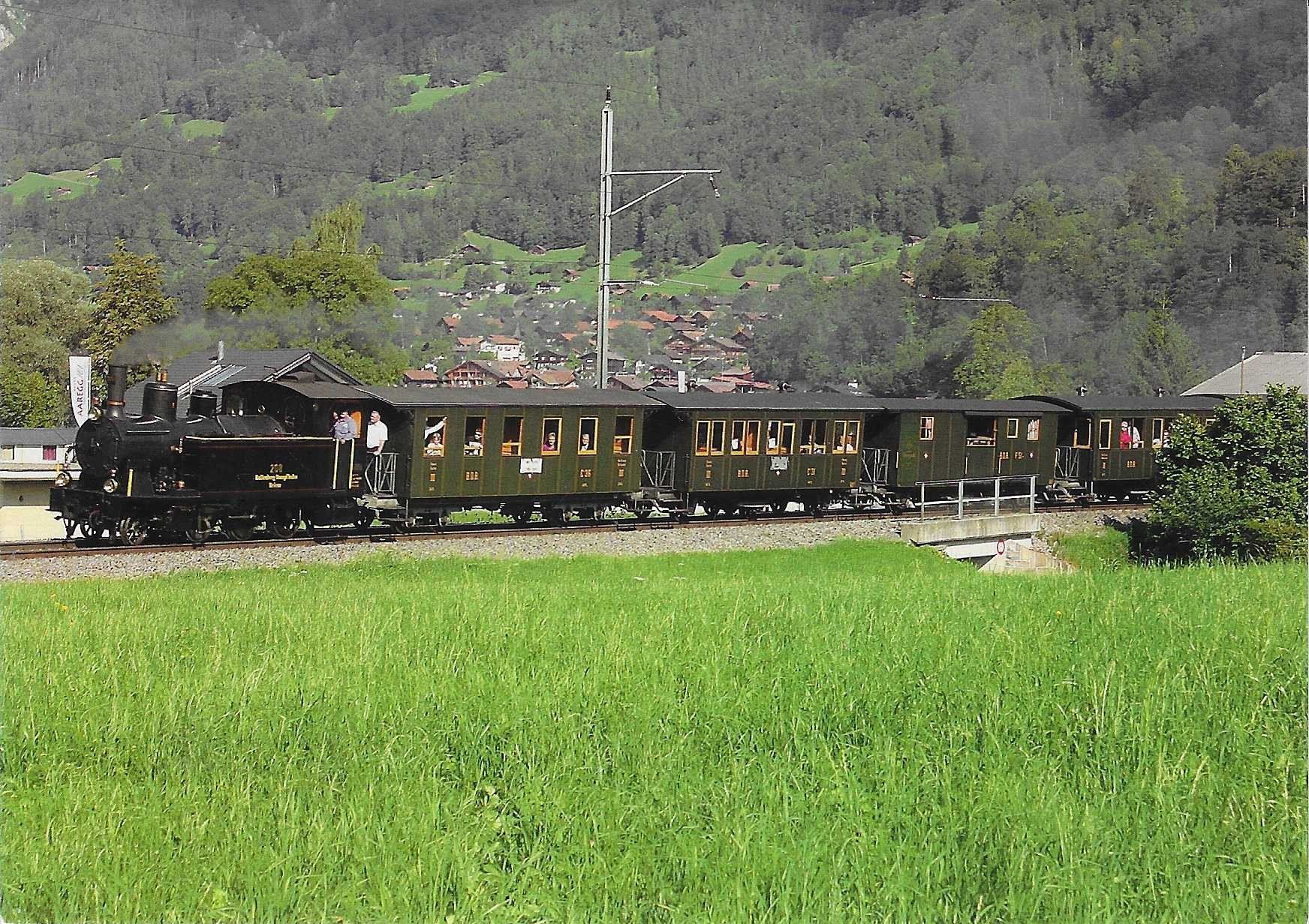 Cartoline postali: Dampfzug mit Lok 208 bei Brienz – Nuovo (secondo la descrizione) da Rothrist venduto da Stranglehold