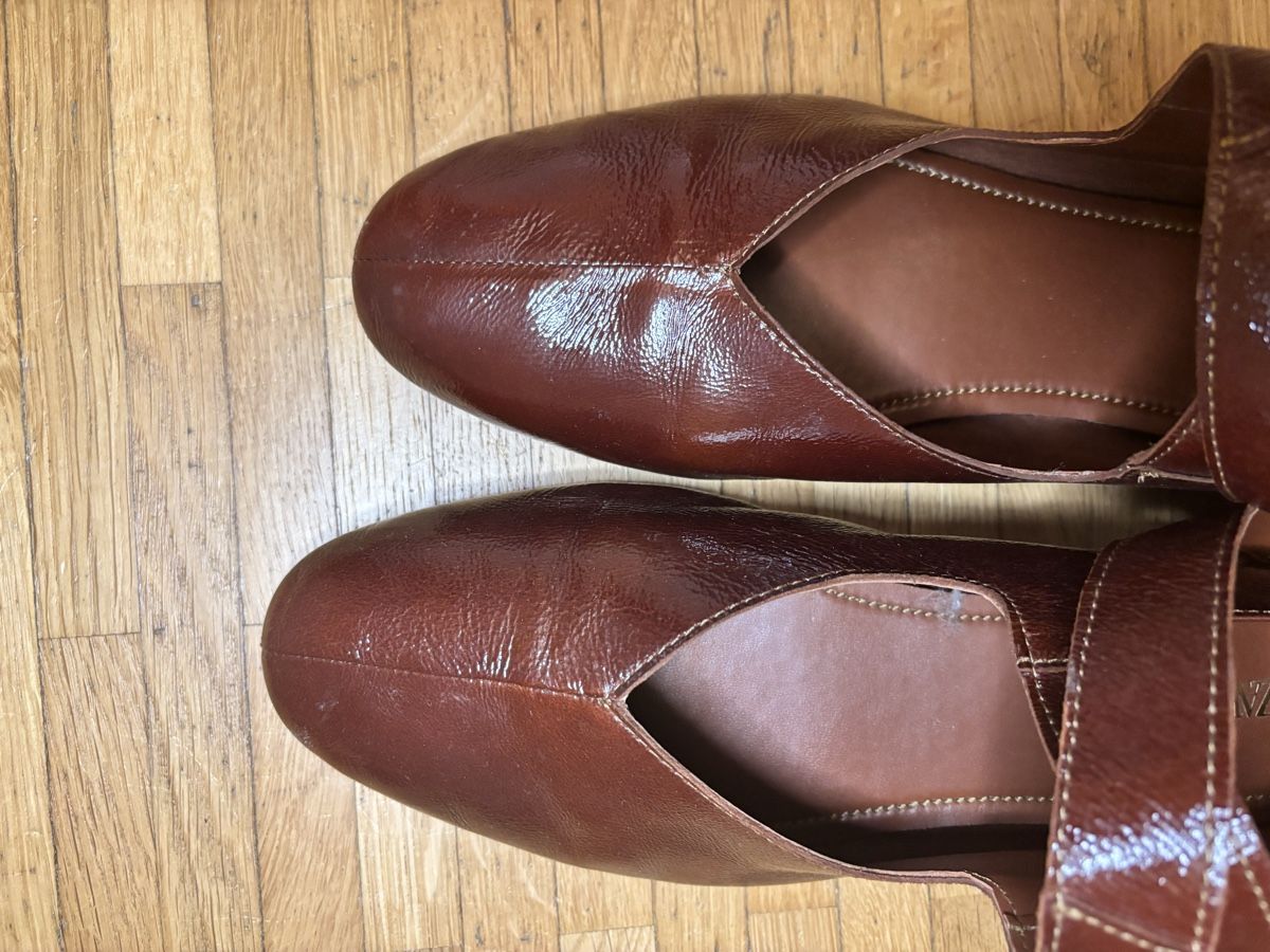Zara Damenschuhe: Zara Leder Ballerinas Gr.38 – Gebraucht aus St. Gallen von heartbug 4