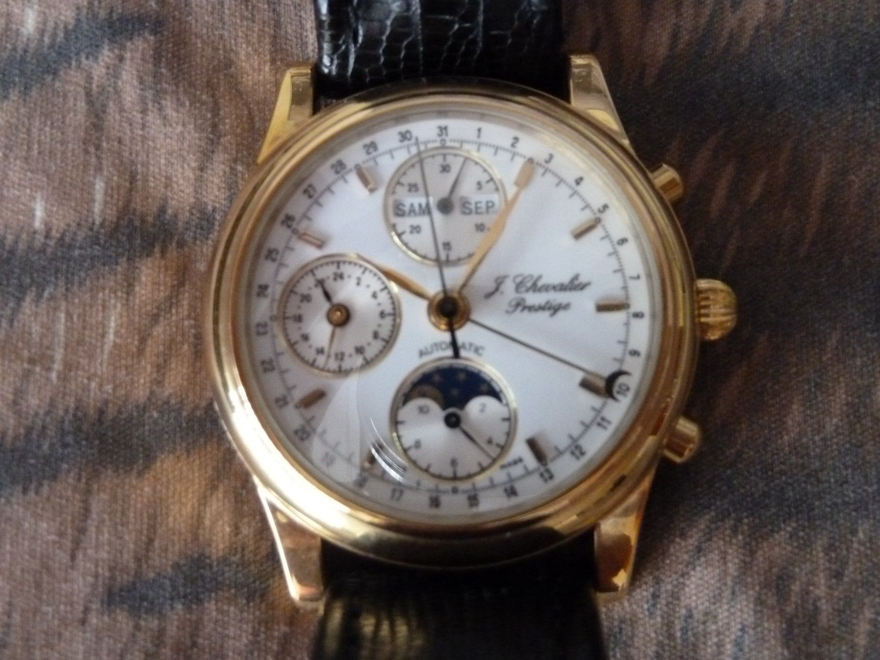 Orologi: Chevalier Prestige Automatic Chronograph Vollkalender – Nuovo (secondo la descrizione) da Hünikon venduto da operapeter