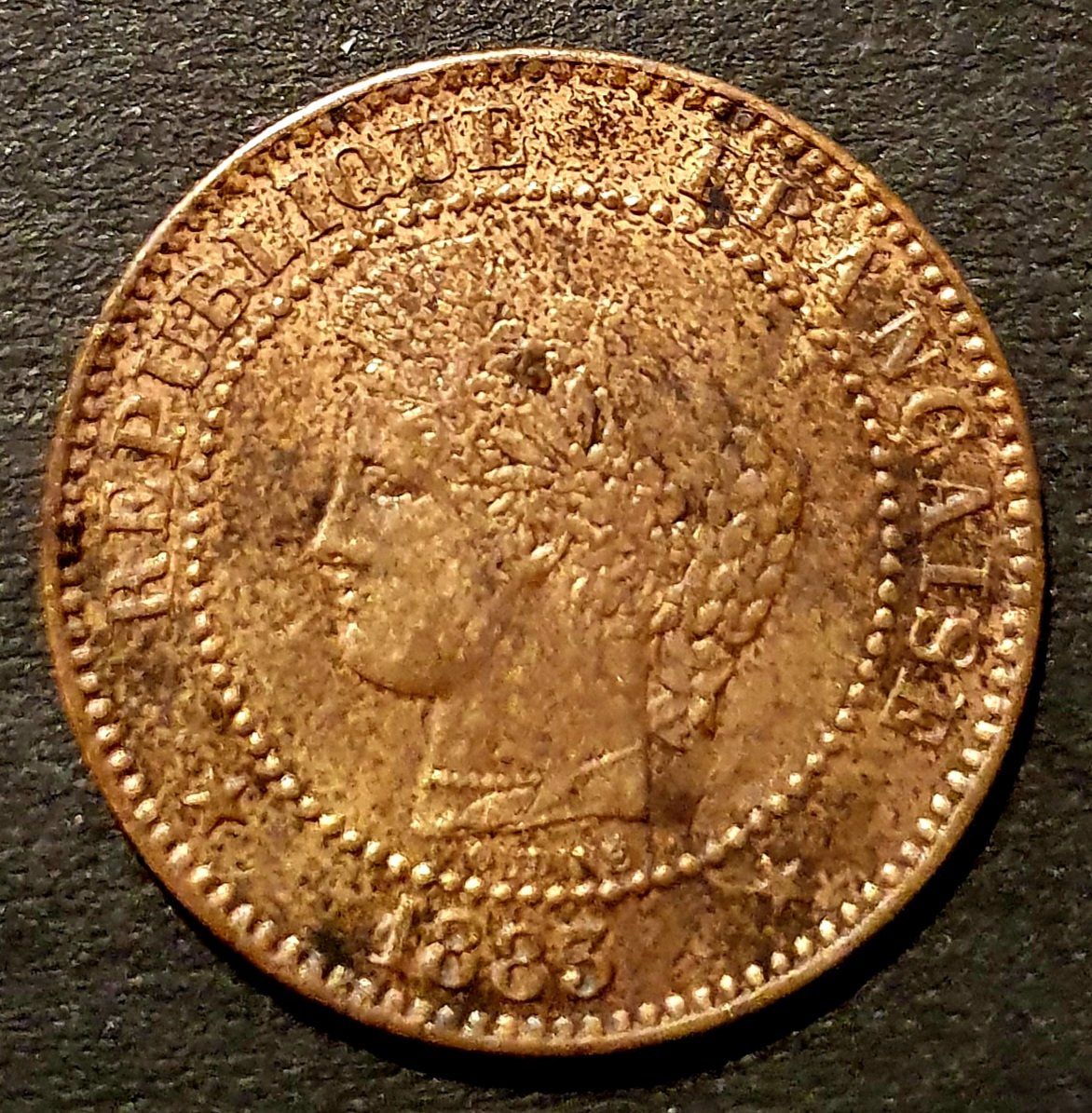 Toutes les monnaies: 2 Centimes 1883 – D'occasion à Egerkingen par Acc1