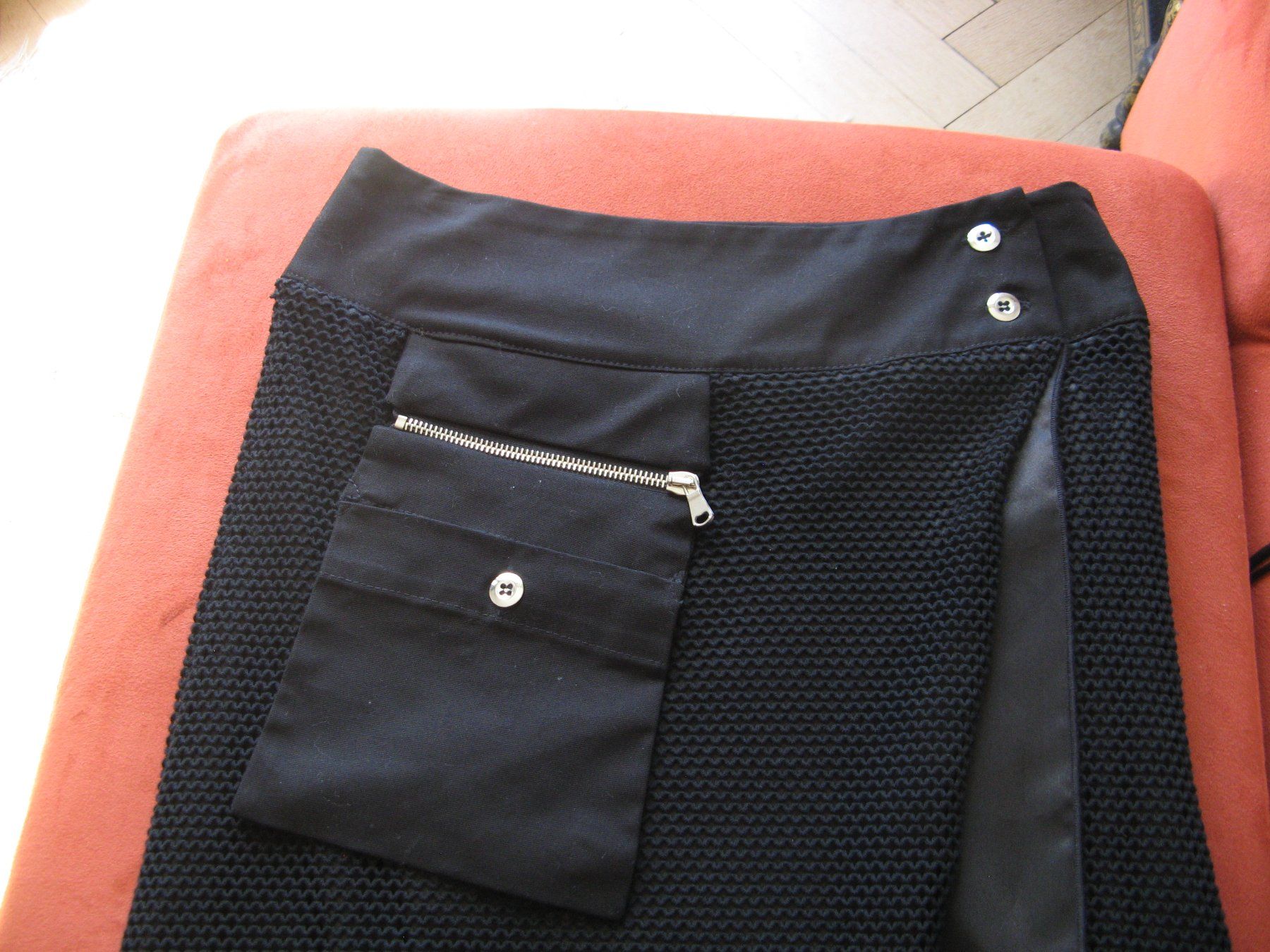 Gonne: Jupe schwarz, Wickeljupe Gr. 36, Made in Italy – Nuovo (secondo la descrizione) da Zürich venduto da apil 6