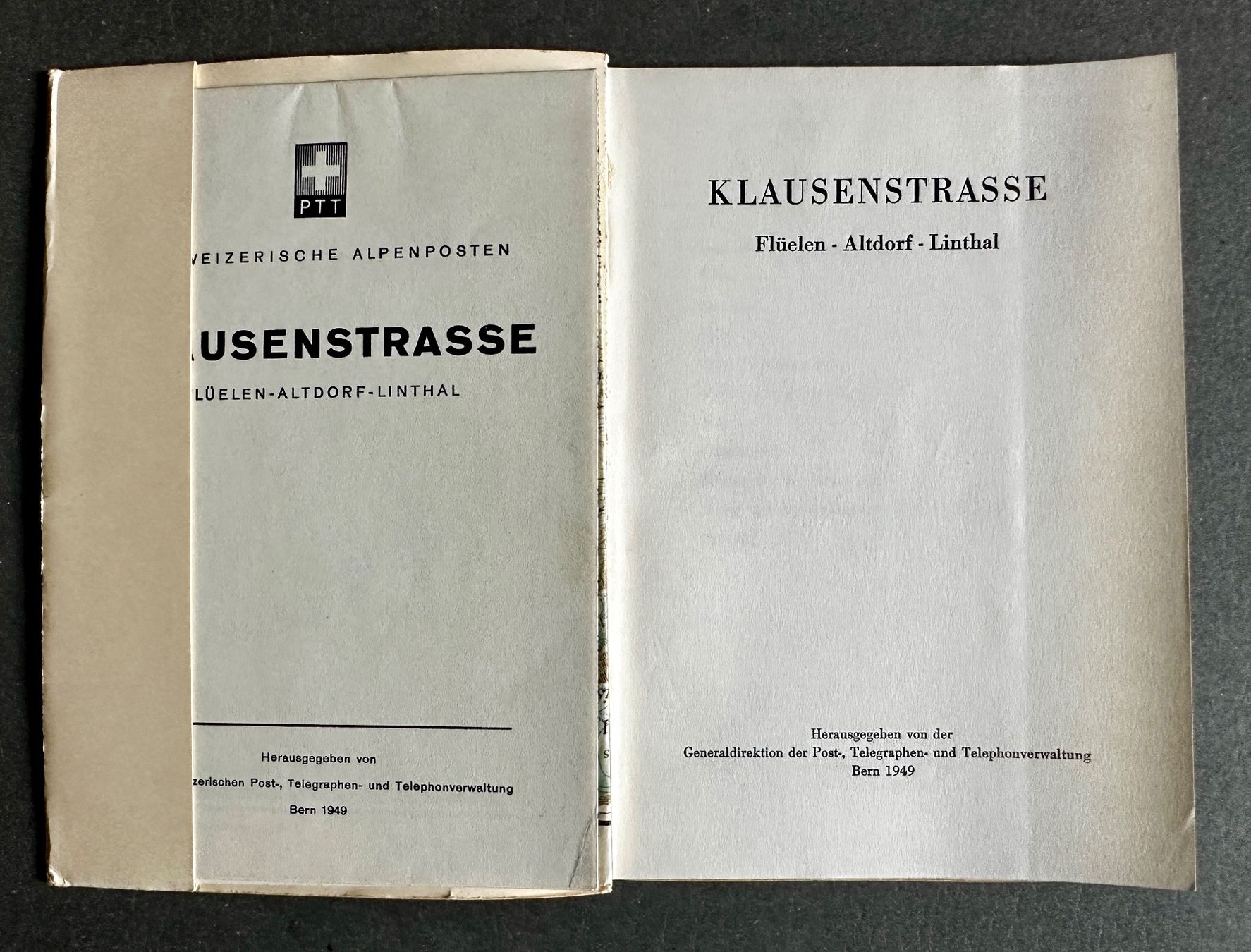 Cartine & Atlanti: Schweizerische Alpenposten: Klausenstrasse – Usato da Zürich venduto da allp 1