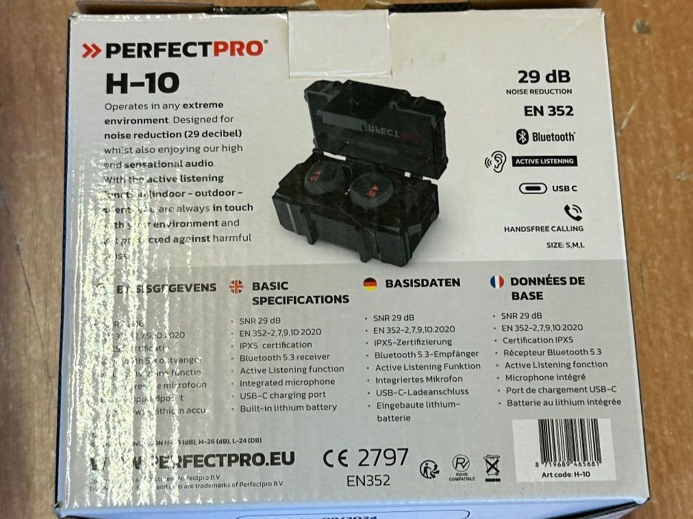 Protezione per viso e udito: EARPROTECTION_H-10 Lärmreduktion – Usato da Uetendorf venduto da Revotool 3