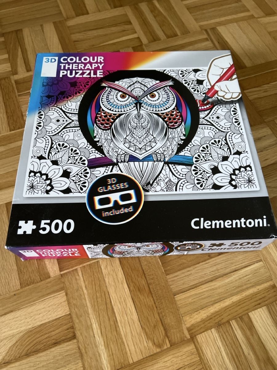 Clementoni Puzzle: 3D Puzzle Eule Clementoni, 500 Teile – Usato da Zuchwil venduto da Commander0