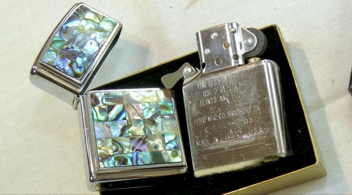 Zippo Accendini: Zippo Perlmut – Nuovo e nell'imballaggio originale da Luzern venduto da Bolle2012 4