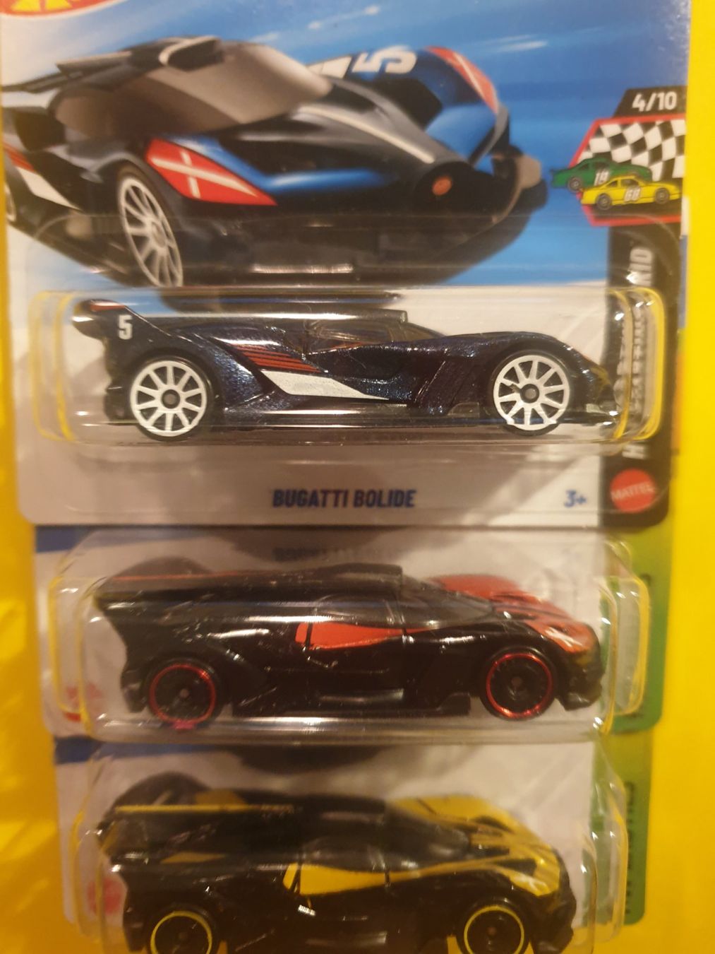 Hot Wheels Modellautos: 3 x Hot Wheels BUGATTI BOLIDE – Neu und originalverpackt aus Oftringen von Rotor 2