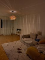 Hängelampe Rattan