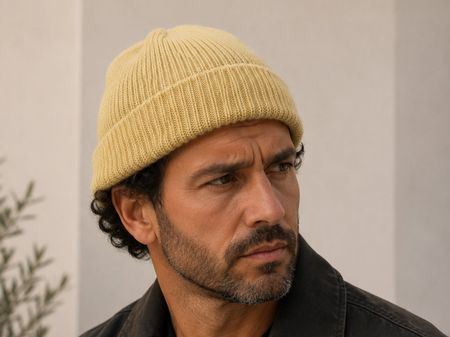 Stylische Strickmütze für den Winter - Unisex