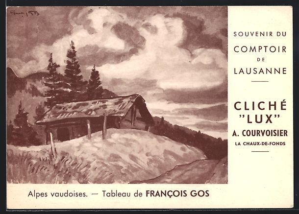 Cartoline postali: Lausanne /Alpes vaudoises, Panorama – Usato da Berlin venduto da bartko-reher