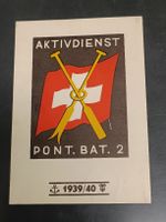Litho PK / Aktivdienst Pont. Bat. 2 Ausgabe 1939/40