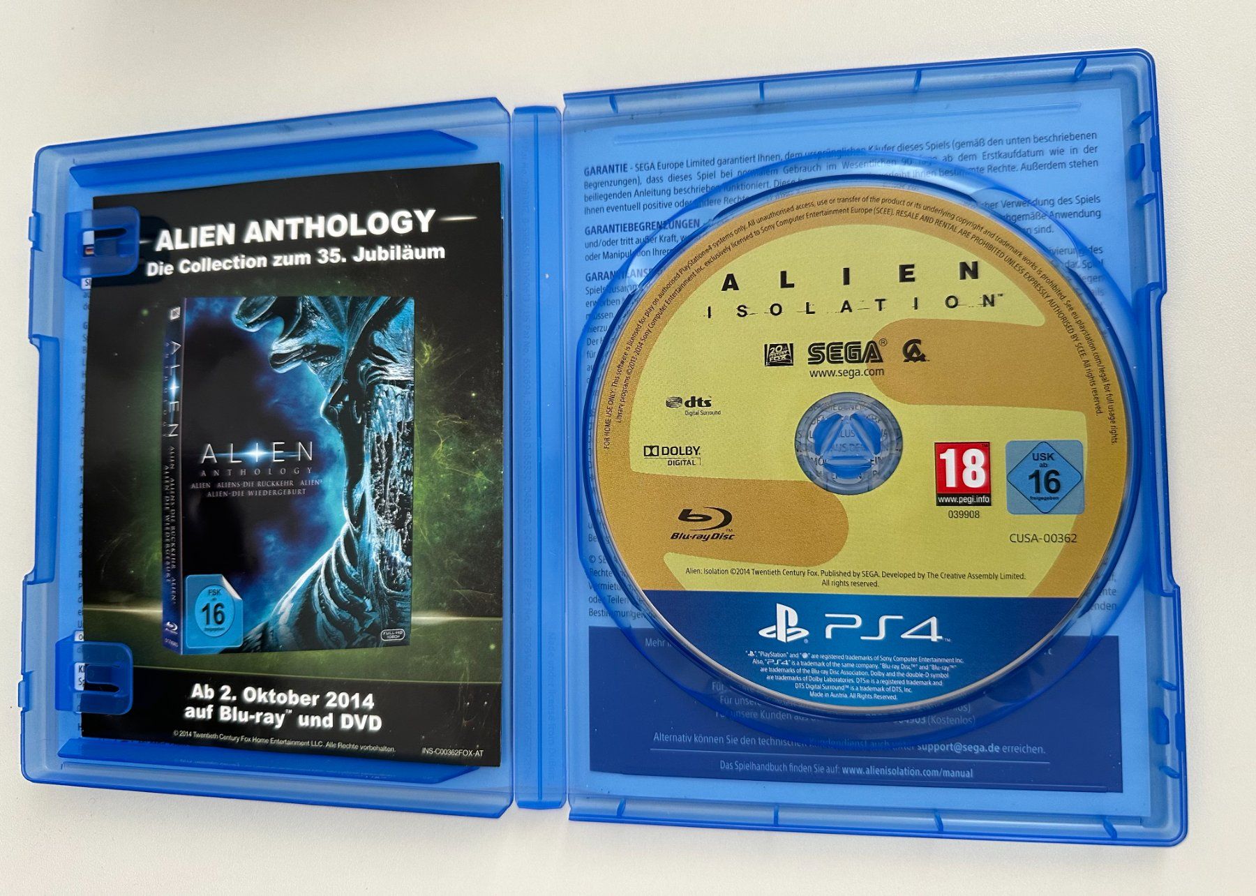 Sony Giochi: Alien: Isolation, Sony Playstation 4, PS5 – Usato da Couvet venduto da nay_prh5 1